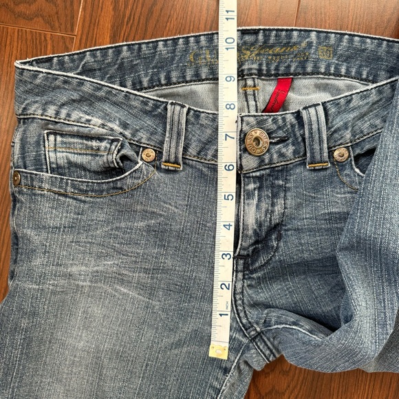 Guess Daredevil Studded Bootcut Jeans Size 30 - Picture 9 of 13